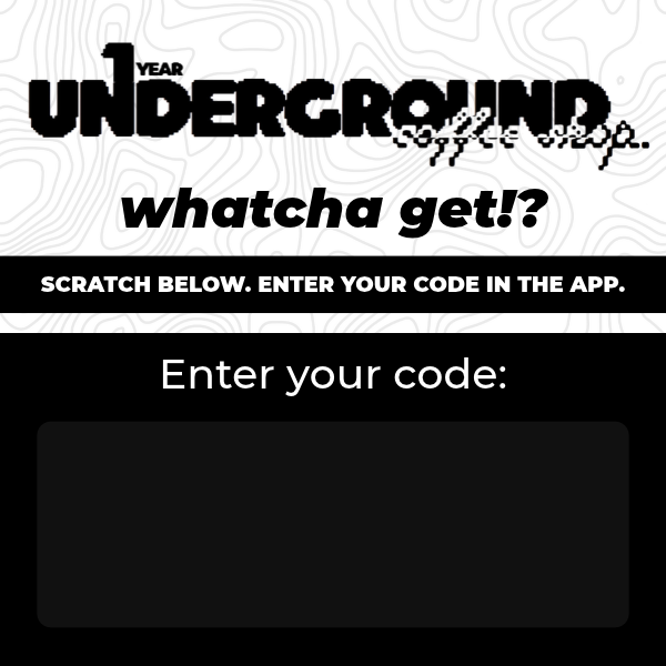 Scratch below. Enter your code in the app.